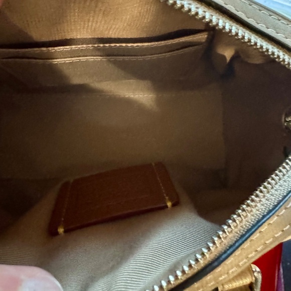 Coach Mini Rowan Crossbody Bag In Blocked Signature Leather - Picture 5 of 6